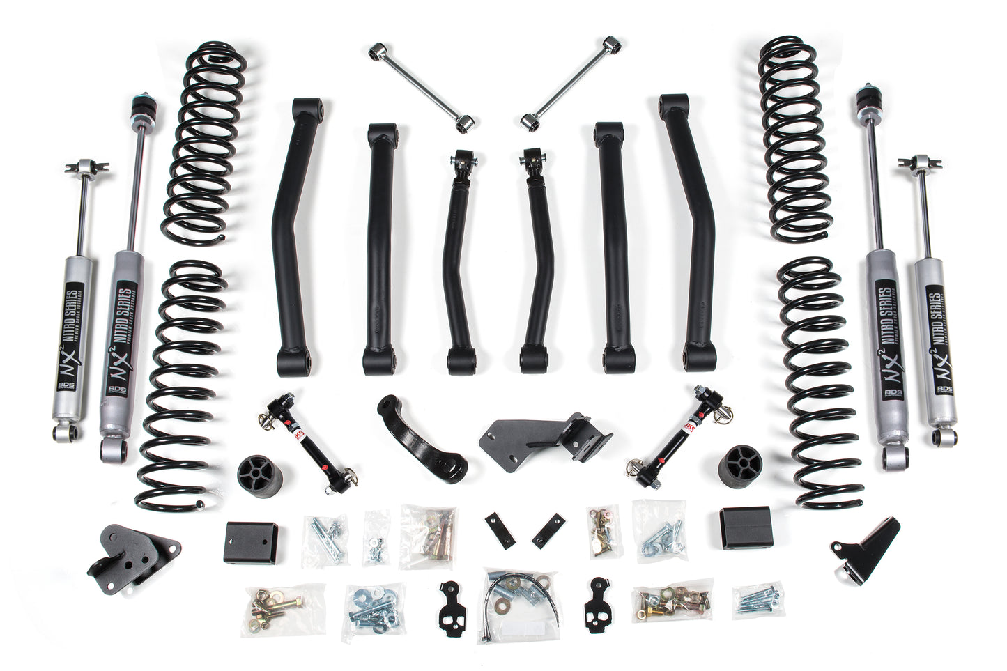 BDS SUSPENSION 4.5 Inch Lift Kit - Jeep Wrangler JK (07-11) 4-Door BDS1413H