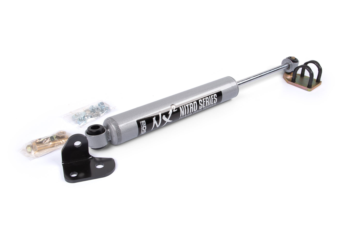 BDS SUSPENSION High Mount Steering Stabilizer Kit W/ NX2 Shock - Jeep Wrangler JK (07-18) BDS2026SH