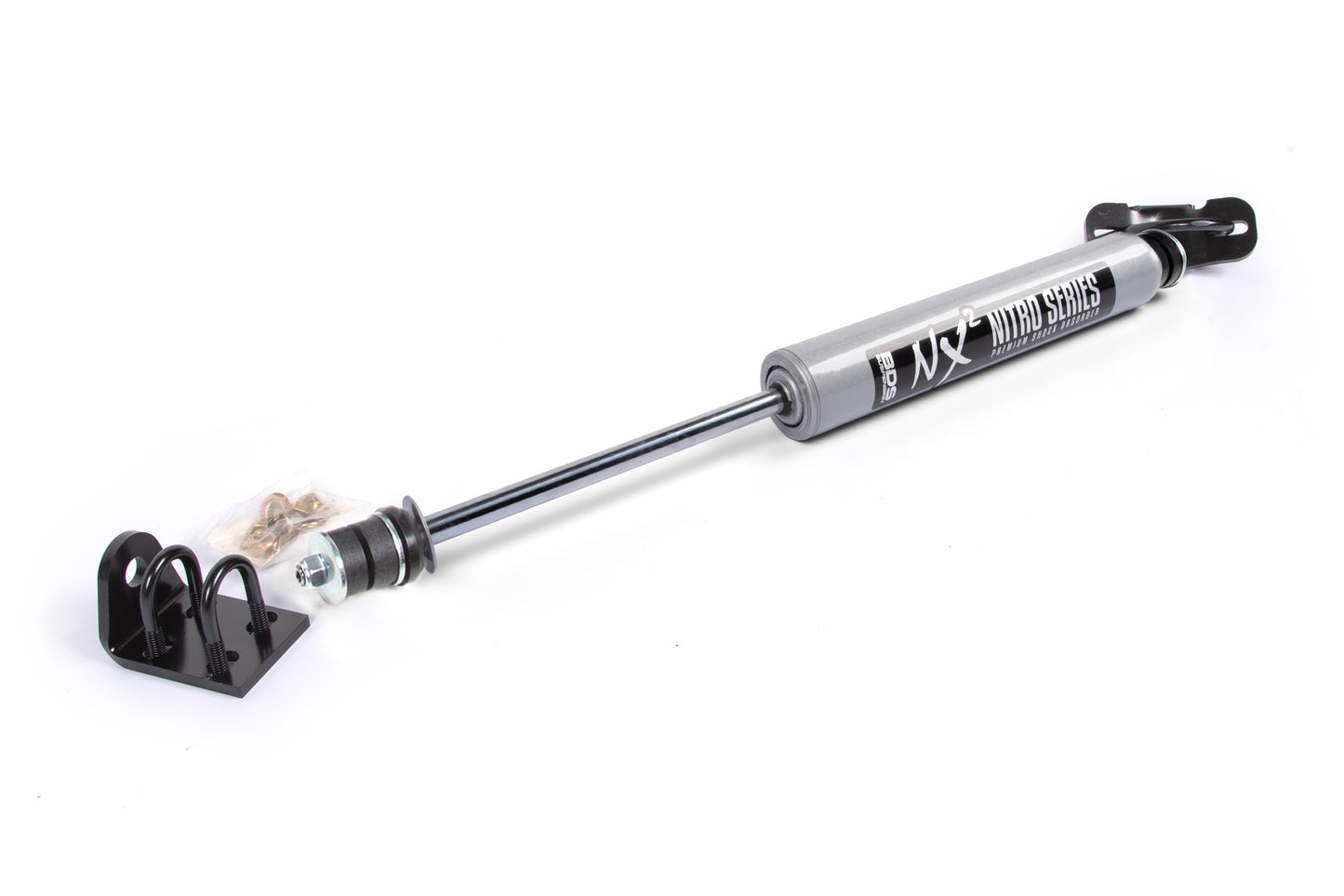 BDS SUSPENSION Single Steering Stabilizer Kit W/ NX2 Shock - Jeep CJ Series And M38A1 (41-86) BDS2029SH