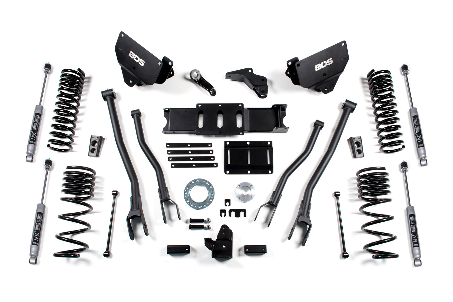 BDS SUSPENSION 6 Inch Lift Kit W/ 4-Link - Ram 2500 (14-18) 4WD - Diesel BDS1604H