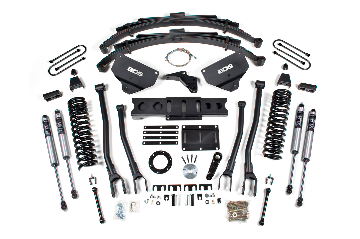 BDS SUSPENSION 8 Inch Lift Kit W/ 4-Link - Ram 3500 (13-18) 4WD - Diesel BDS1614FS