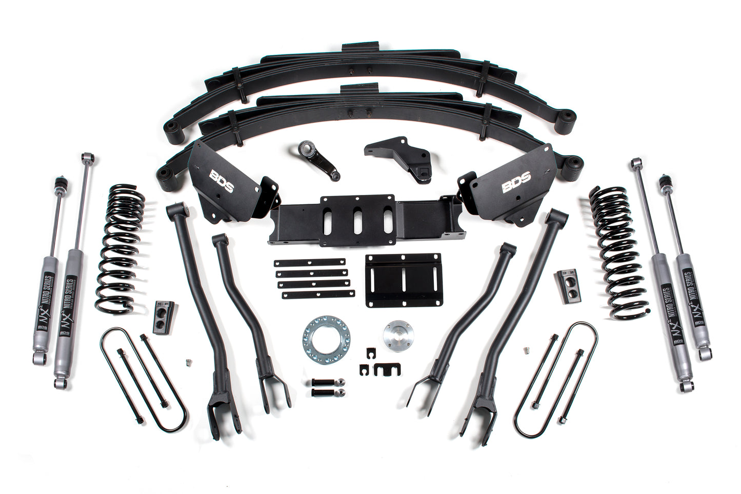 BDS SUSPENSION 5.5 Inch Lift Kit W/ 4-Link - Ram 3500 (13-18) 4WD - Gas BDS1620H