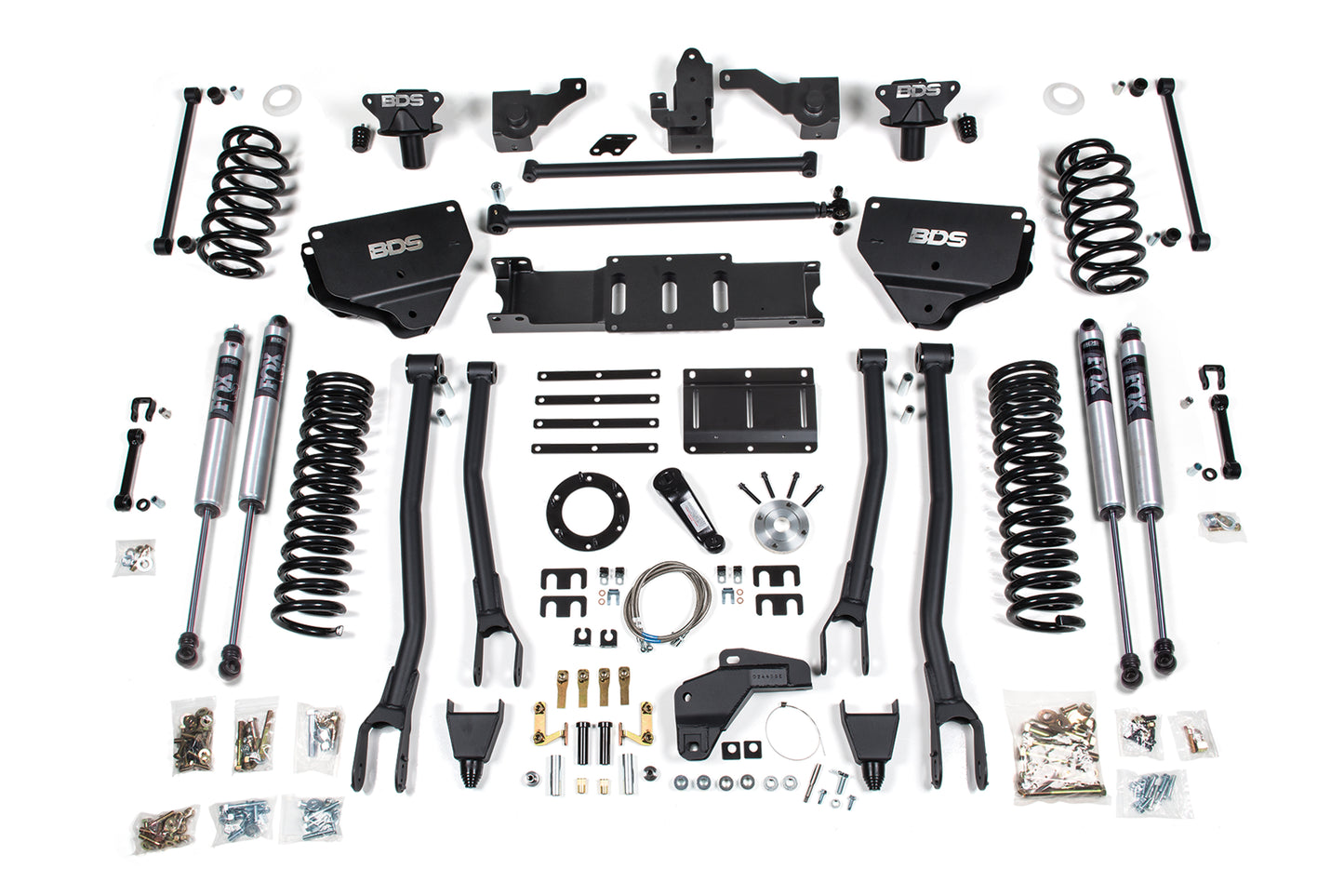 BDS SUSPENSION 8 Inch Lift Kit W/ 4-Link - Ram 2500 (14-18) 4WD - Diesel BDS1626FS