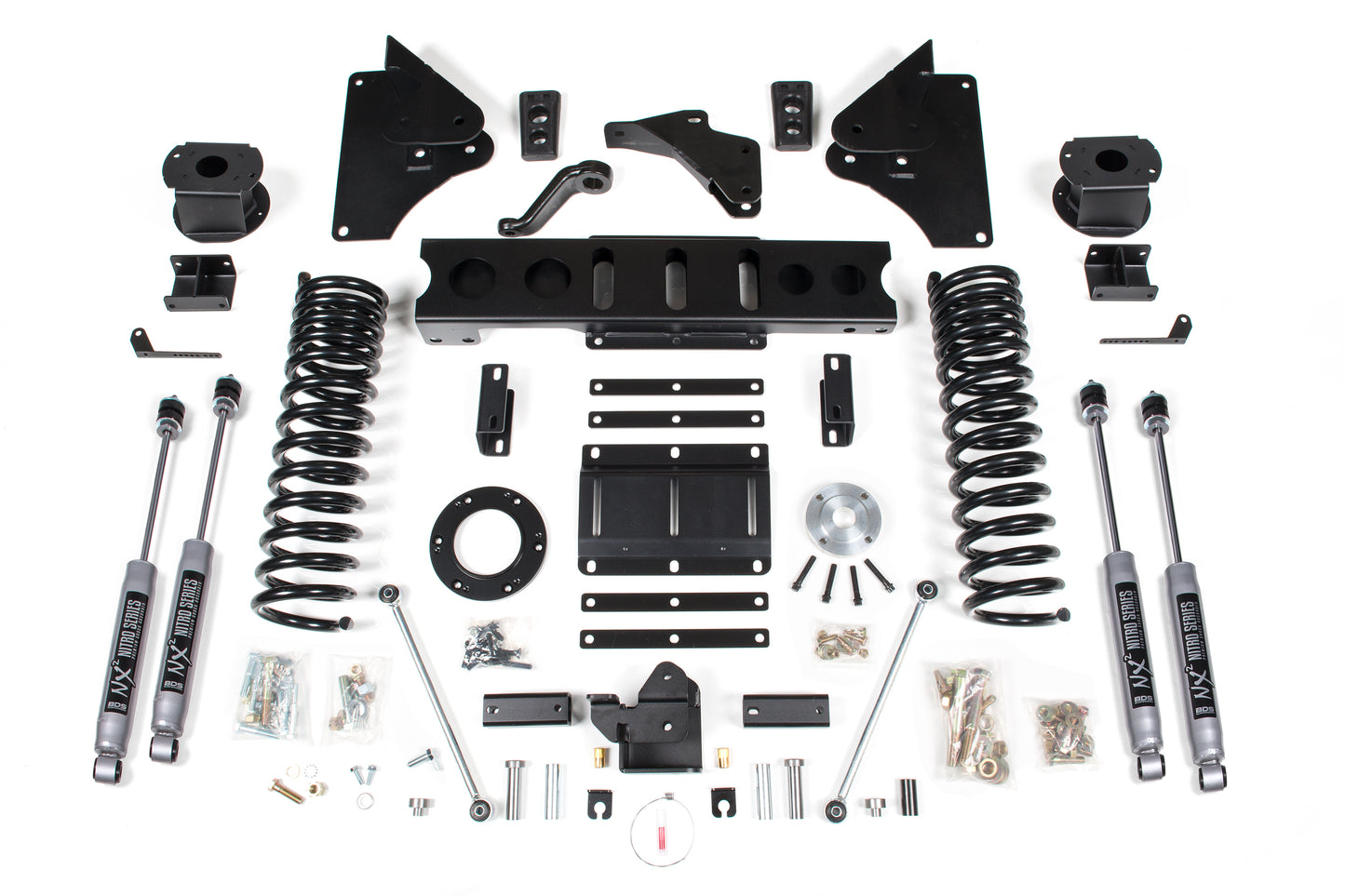 BDS SUSPENSION 6 Inch Lift Kit - Ram 2500 W/ Rear Air Ride (14-18) 4WD - Diesel BDS1627H