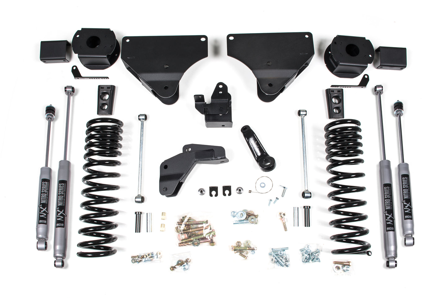 BDS SUSPENSION 4 Inch Lift Kit - Ram 2500 W/ Rear Air Ride (14-18) 4WD - Diesel BDS1631H