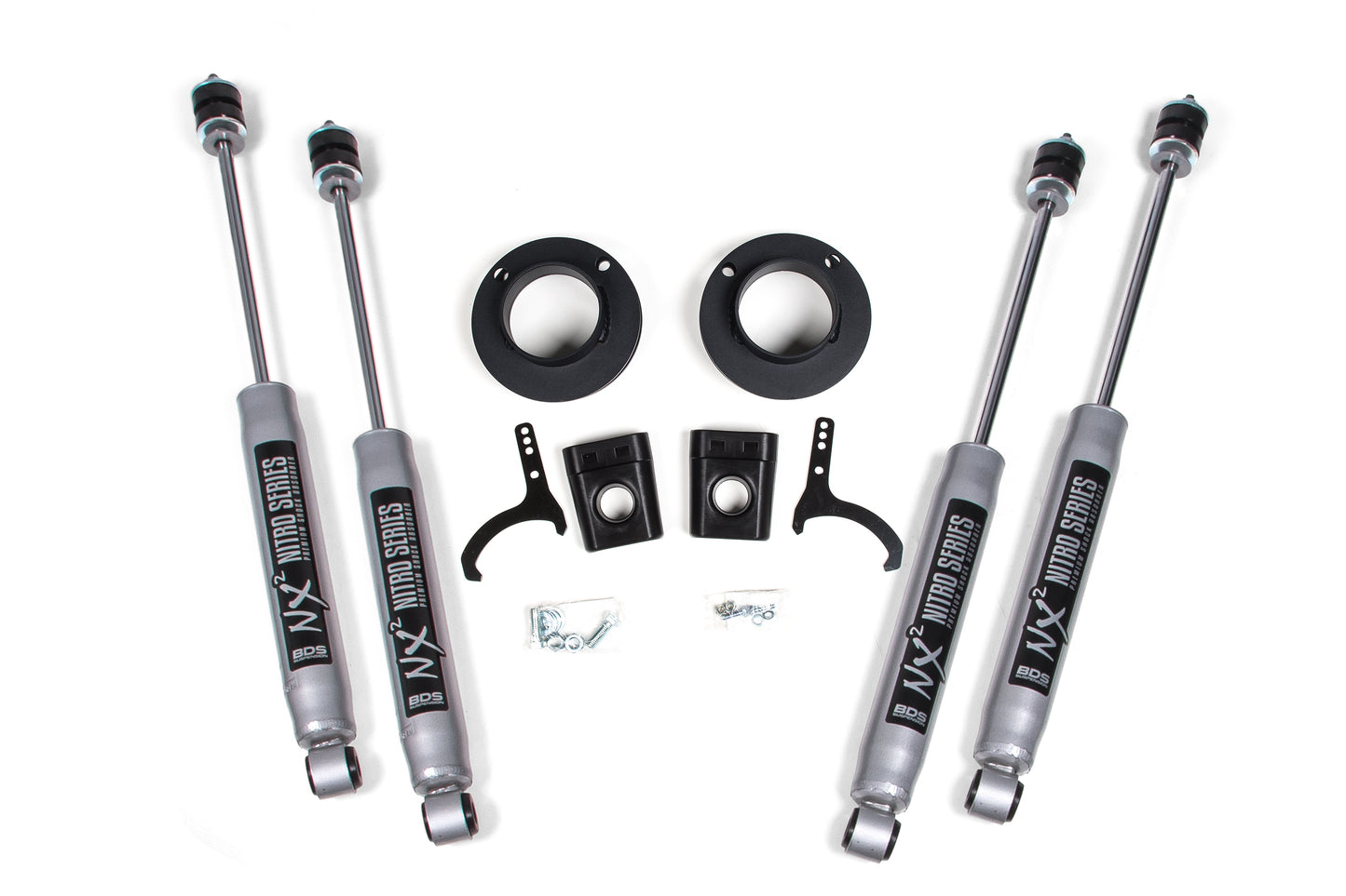 BDS SUSPENSION 2 Inch Leveling Kit - Ram 2500 W/ Rear Air Ride (14-24) 4WD BDS1635H