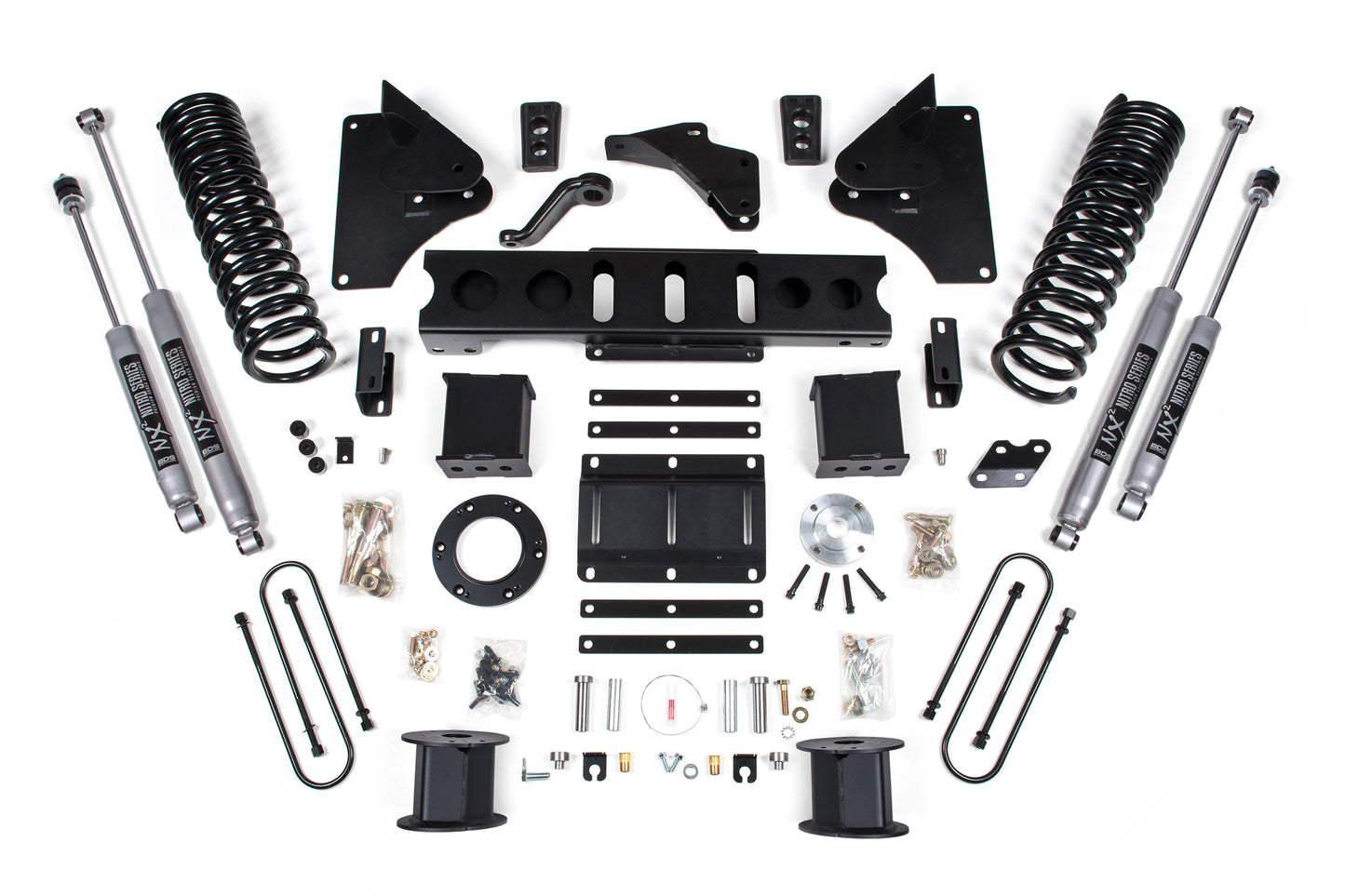 BDS SUSPENSION 6 Inch Lift Kit - Ram 3500 W/ Rear Air Ride (13-18) 4WD - Diesel BDS1649H