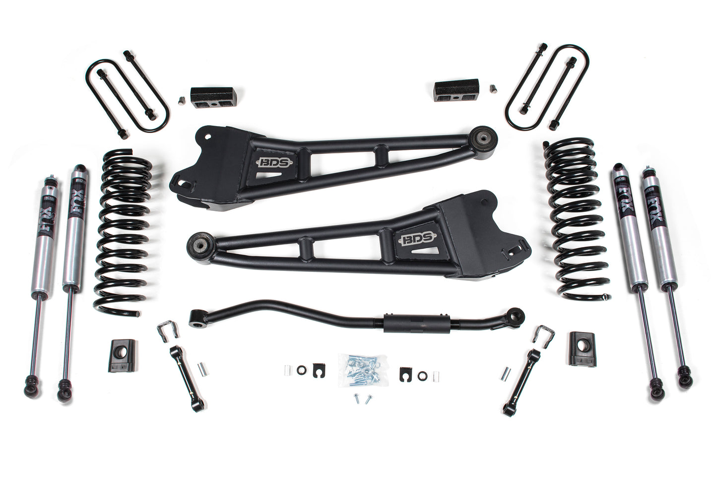 BDS SUSPENSION 3 Inch Lift Kit W/ Radius Arm - Ram 3500 (19-24) 4WD - Diesel BDS1655FS