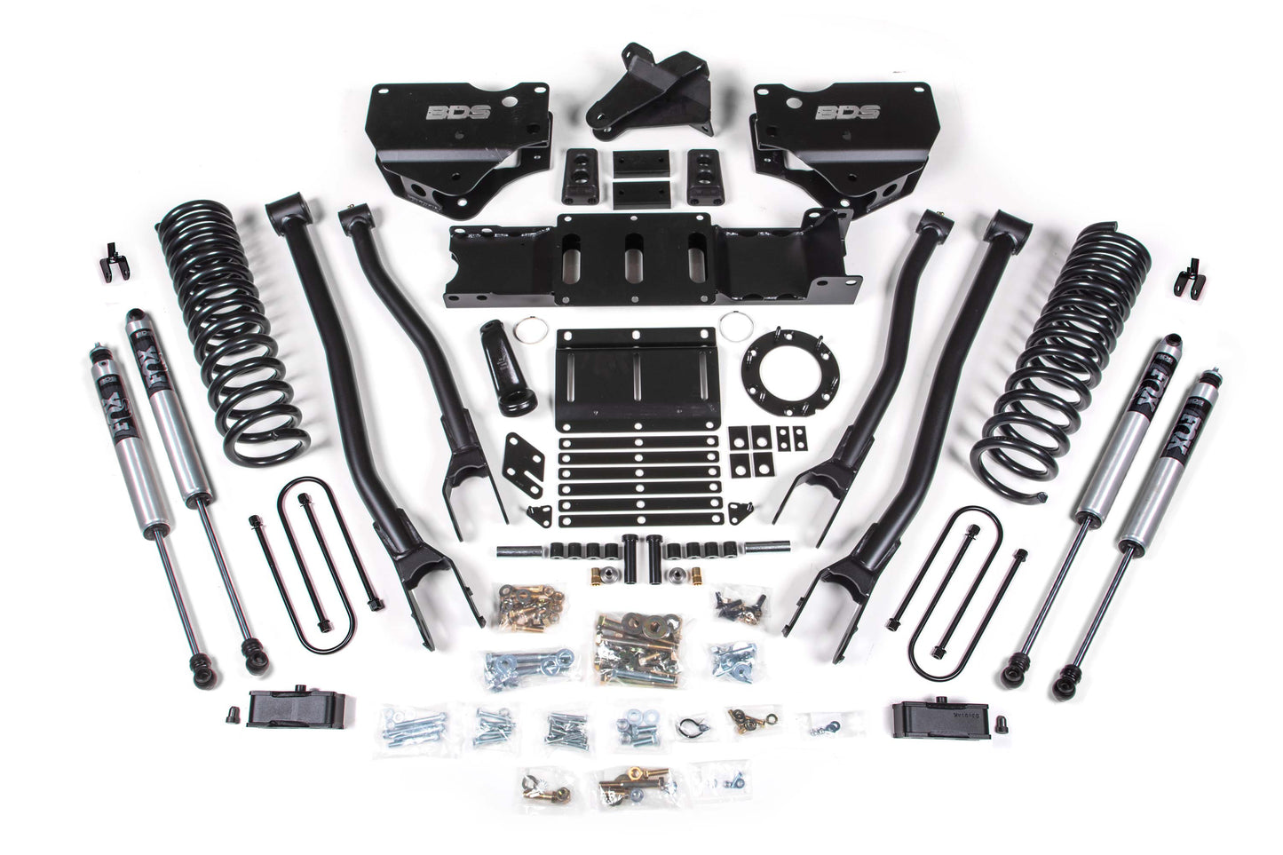 BDS SUSPENSION 4 Inch Lift Kit W/ 4-Link - Ram 3500 (19-24) 4WD - Diesel BDS1671FS