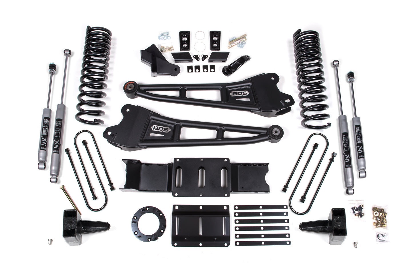 BDS SUSPENSION 6 Inch Lift Kit W/ Radius Arm - Ram 3500 (19-24) 4WD - Diesel BDS1685H