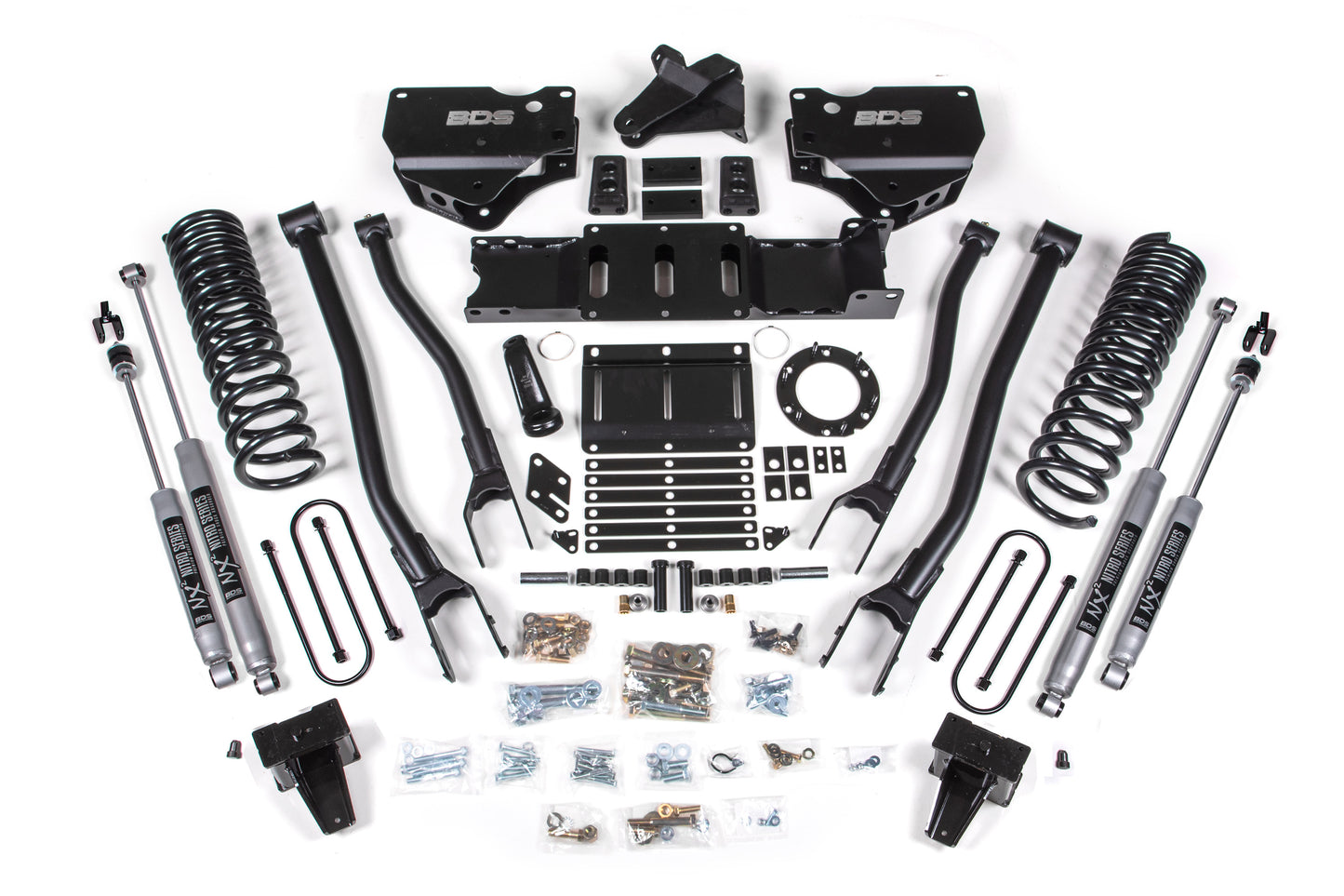 BDS SUSPENSION 5.5 Inch Lift Kit W/ 4-Link - Ram 3500 (19-24) 4WD - Gas BDS1695H