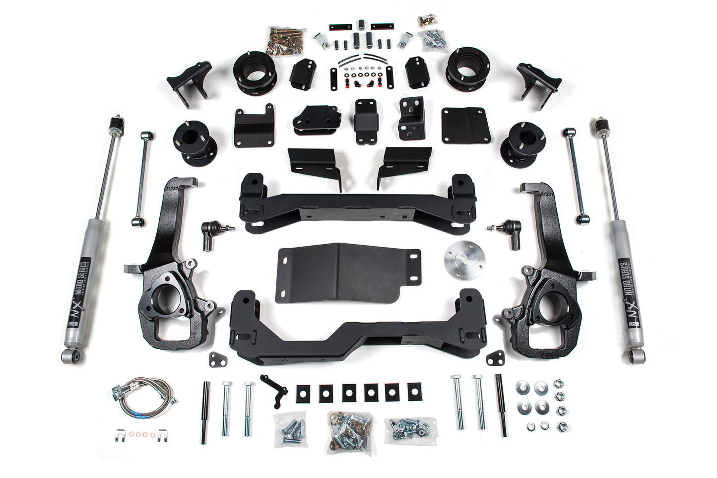 BDS SUSPENSION 4 Inch Lift Kit - Ram 1500 W/ Air Ride (19-22) 4WD BDS1697H