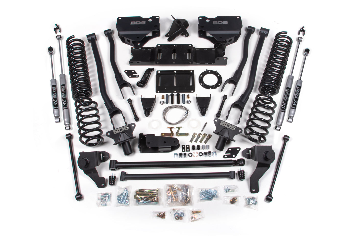 BDS SUSPENSION 8 Inch Lift Kit W/ 4-Link - Ram 2500 (19-24) 4WD - Diesel BDS1727H