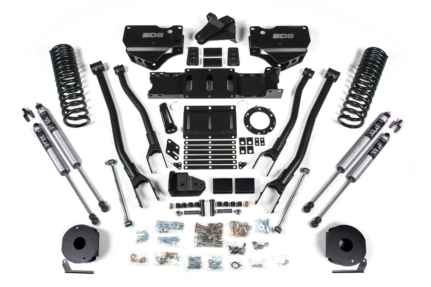 BDS SUSPENSION 6 Inch Lift Kit W/ 4-Link - Ram 2500 W/ Rear Air Ride (19-24) 4WD - Diesel BDS1738FS