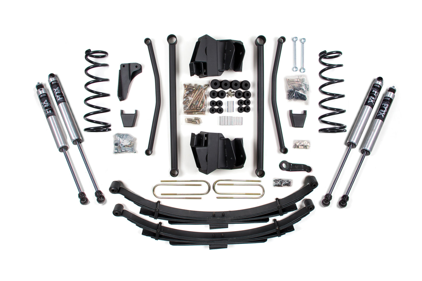 BDS SUSPENSION 4 Inch Lift Kit - Long Arm - Dodge Ram 2500 Power Wagon (05-07) 4WD - Gas BDS1766FS