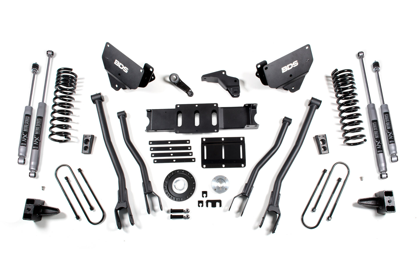 BDS SUSPENSION 6 Inch Lift Kit W/ 4-Link - Ram 3500 (13-18) 4WD - Diesel BDS1785H