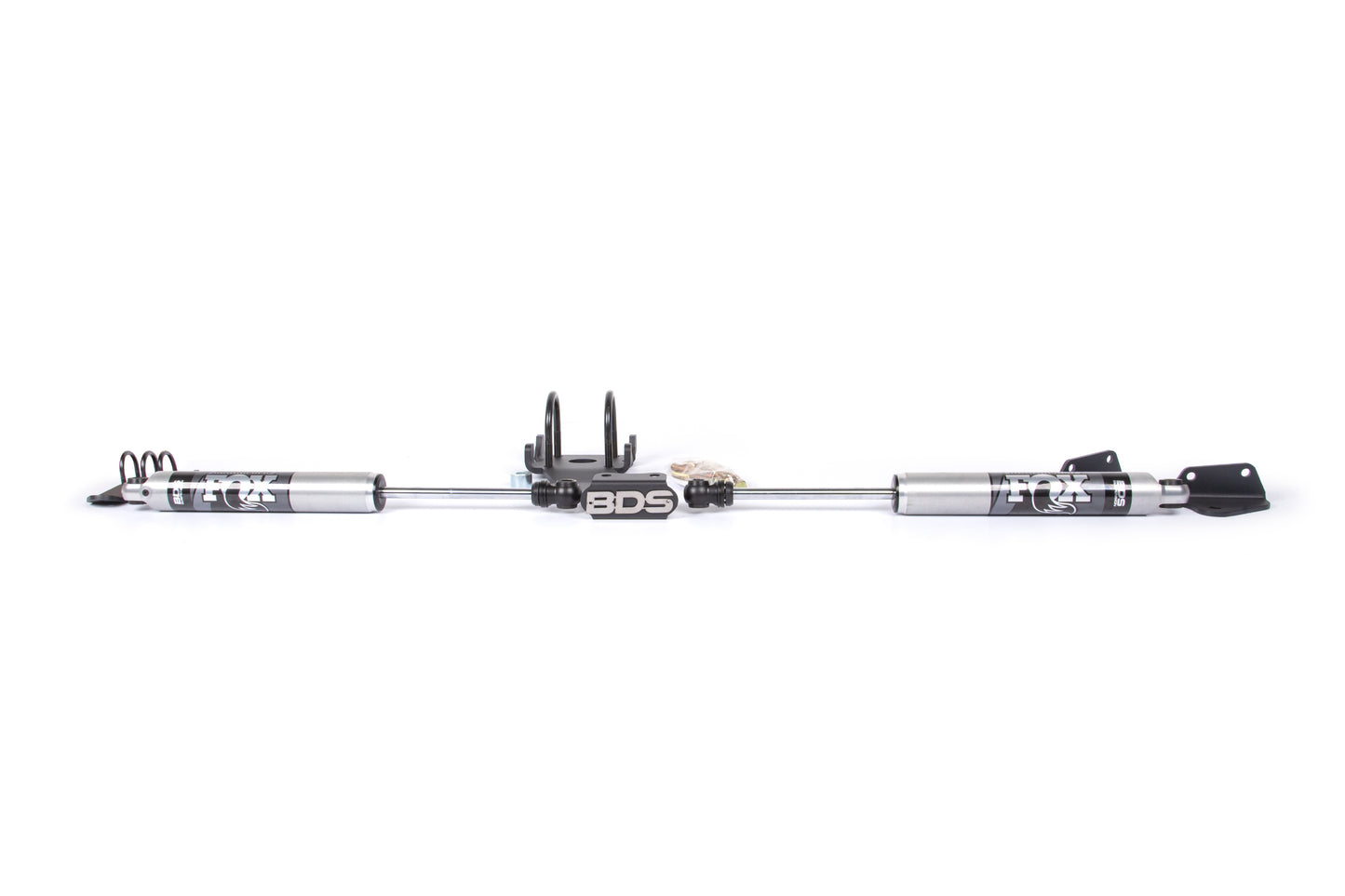 BDS SUSPENSION Dual Steering Stabilizer Kit W/ FOX 2.0 Performance Shocks - T-Style Steering - Dodge Ram 2500 (08-13) And 2500 (08-12) 4WD BDS2014DF