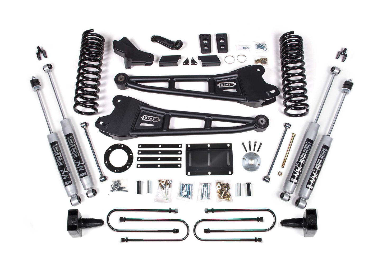 BDS SUSPENSION 6 Inch Lift Kit W/ Radius Arm - Ram 3500 (13-18) 4WD - Diesel BDS2104FPE