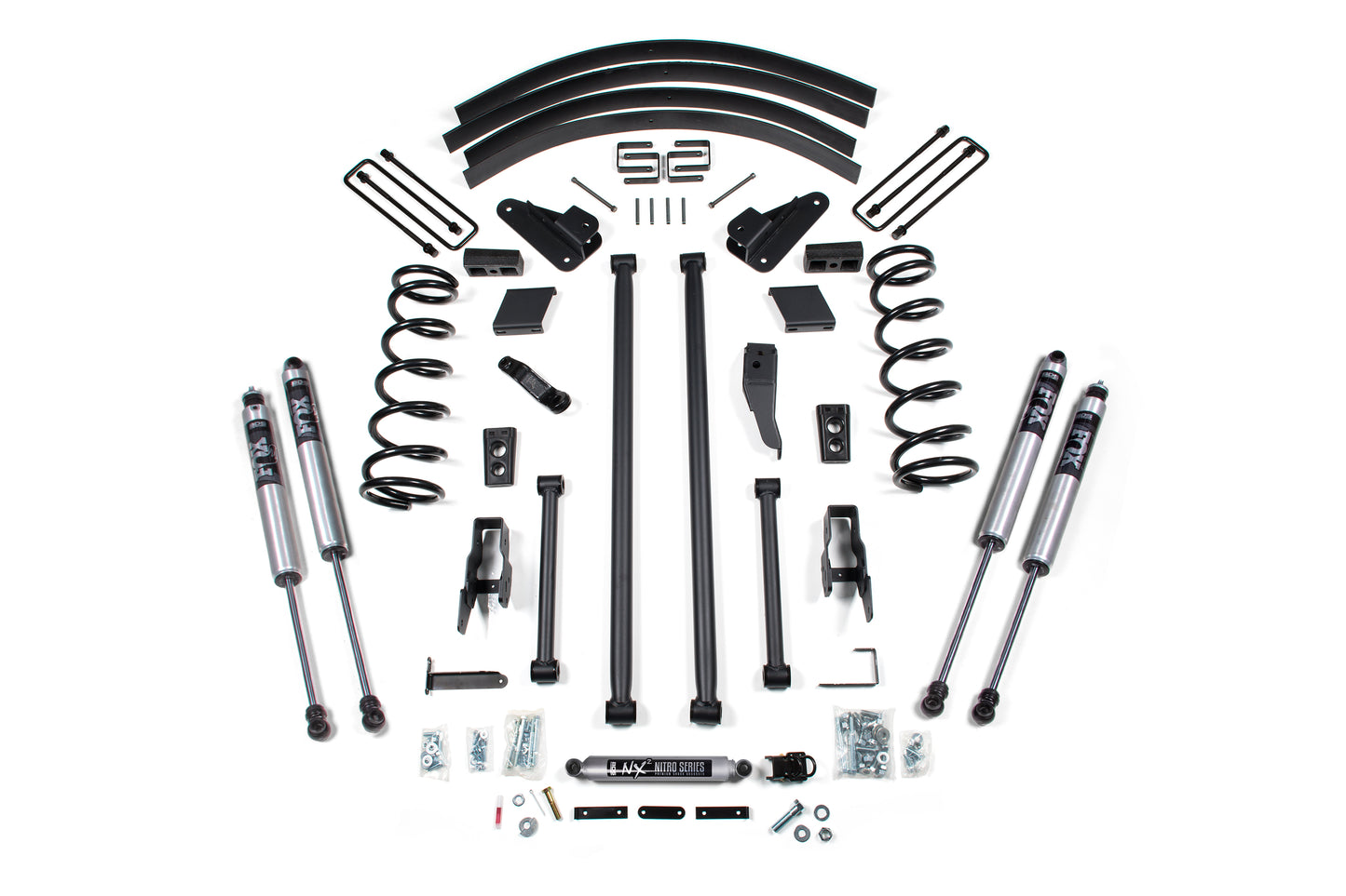 BDS SUSPENSION 5 Inch Lift Kit - Long Arm Conversion - Dodge Ram 2500/3500 (00-02) 4WD BDS219FS