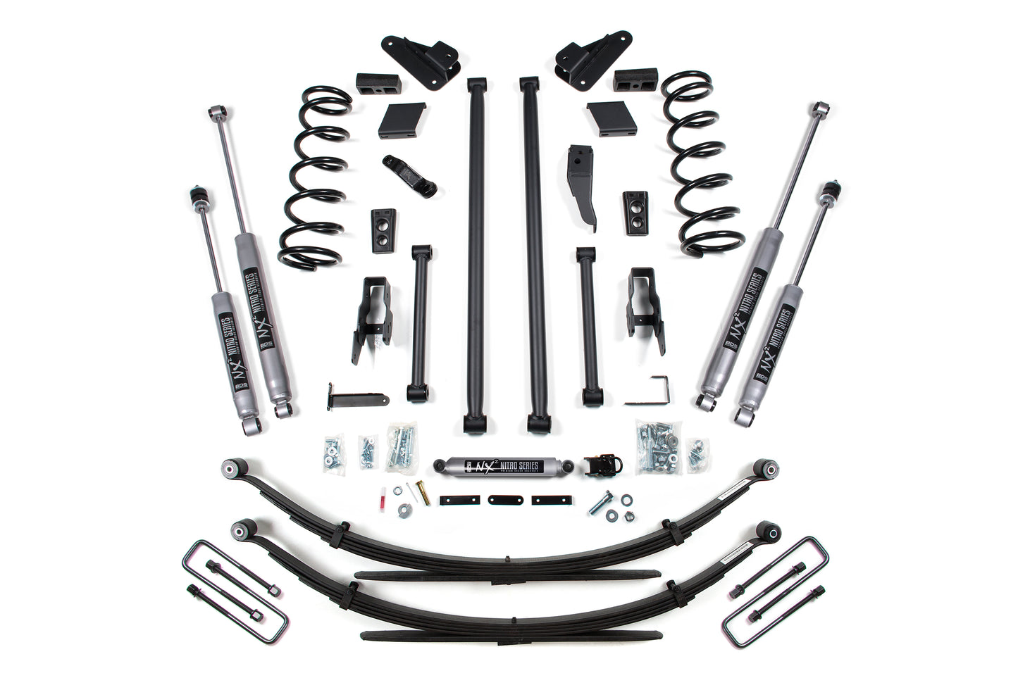 BDS SUSPENSION 4.5 Inch Lift Kit - Long Arm Conversion - Dodge Ram 2500/3500 (94-99) 4WD BDS216H