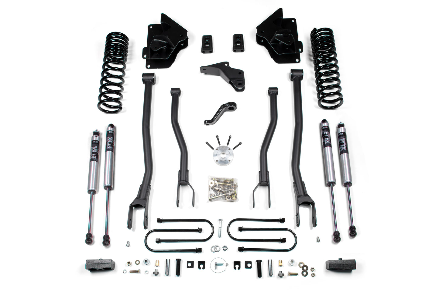 BDS SUSPENSION 4 Inch Lift Kit W/ 4-Link - Ram 3500 (13-18) 4WD - Gas BDS1777FS