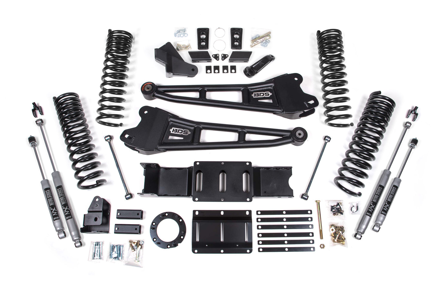 BDS SUSPENSION 5.5 Inch Lift Kit W/ Radius Arm - Ram 2500 (19-24) 4WD - Gas BDS1681H