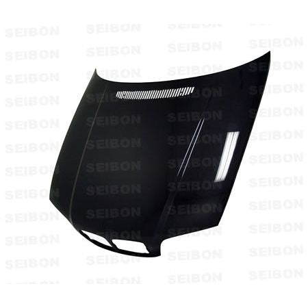 Seibon Carbon HD9902BMWE462D-OE OEM-style carbon fiber hood for 2000-2003 BMW E46 2DR pre LCI