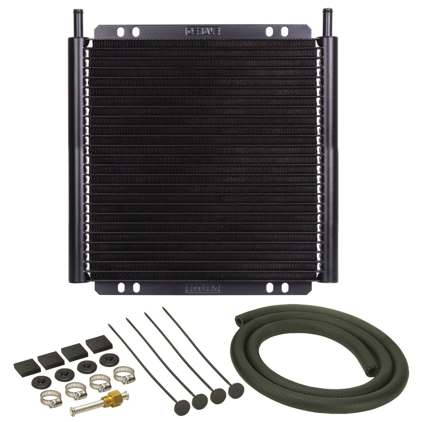 Derale 24 Row Series 8000 Plate & Fin Transmission Cooler Kit, 11/32" 13504
