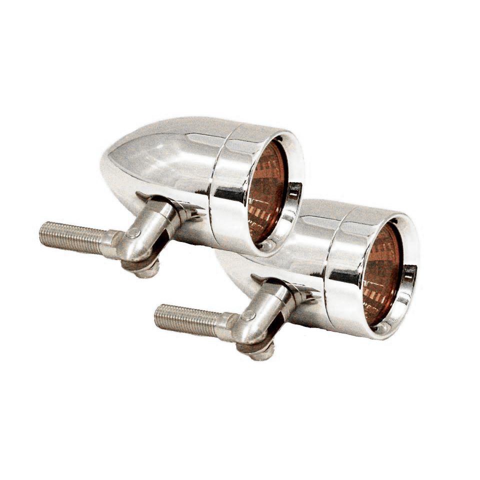 Lazer Star Lights 20 WATT AMBER MICRO B POLISHED PIVOT MOUNT LSK3120A