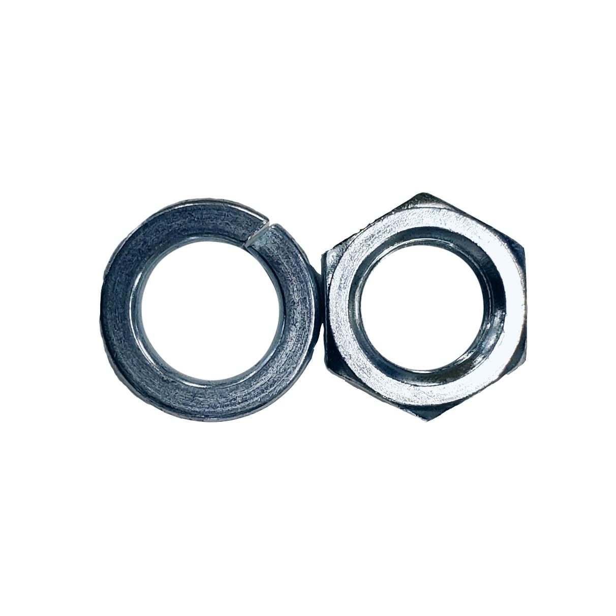 Pitman shaft nut and lock washer kit for Saginaw 525 manual steering gears.