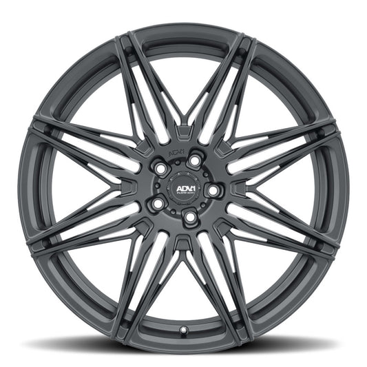 ADV.1 22x10.5 ADV08 DC 5x130 ET46 BS7.6 Satin BLK 71.6 Wheel V21220530P46