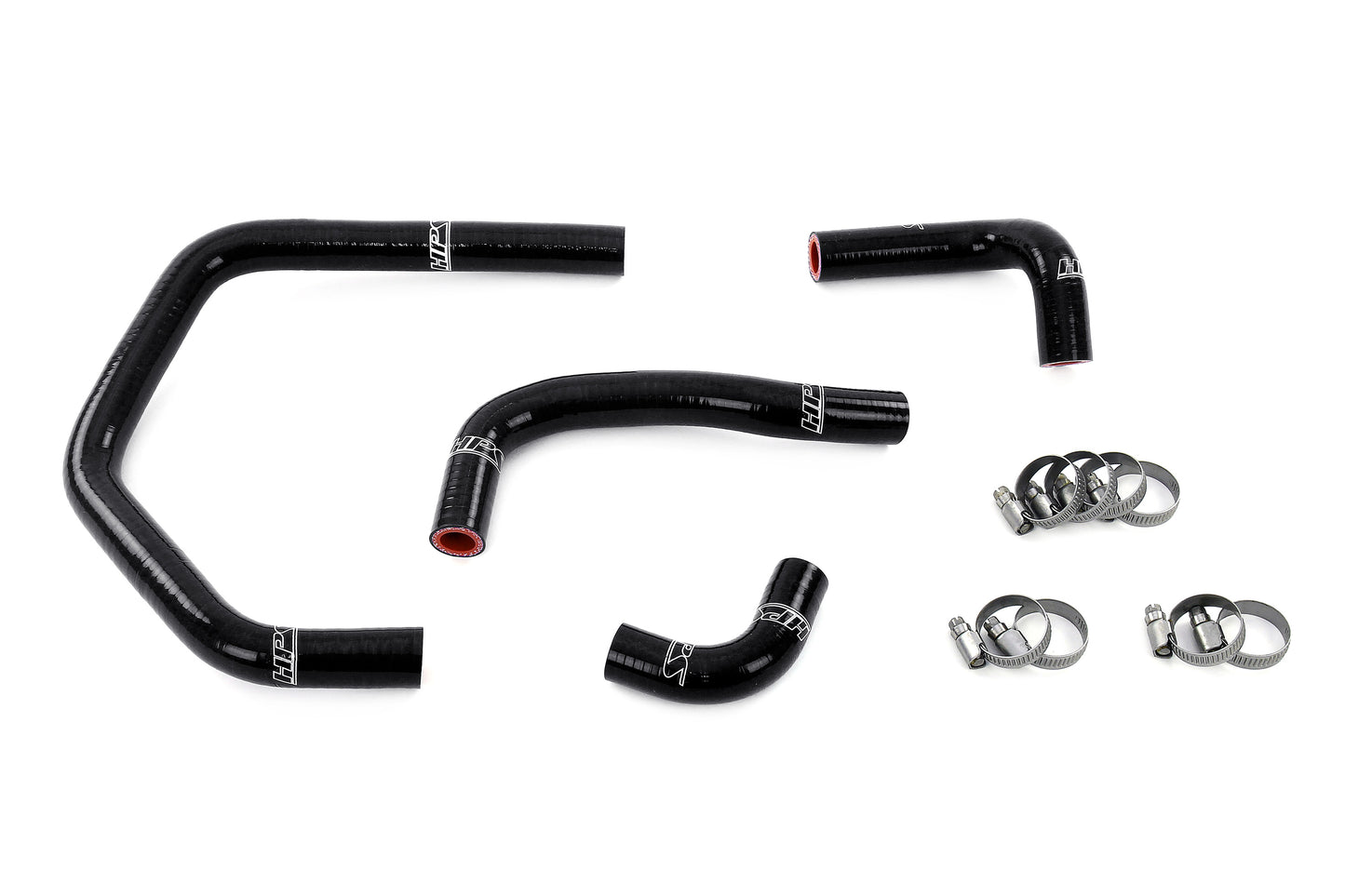 HPS Performance 3-ply Reinforced Silicone Replaces Rubber Heater Coolant Hoses 57-2145-BLK
