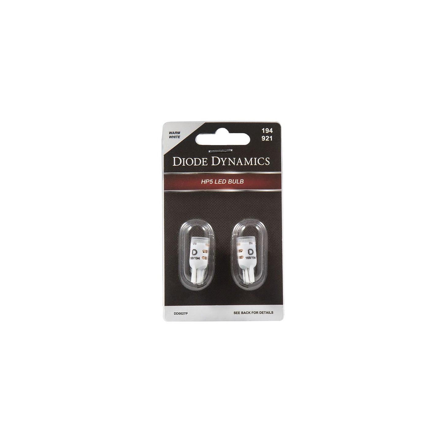Diode Dynamics - DD0334P - 194 HP5 LED Warm White Short (pair)