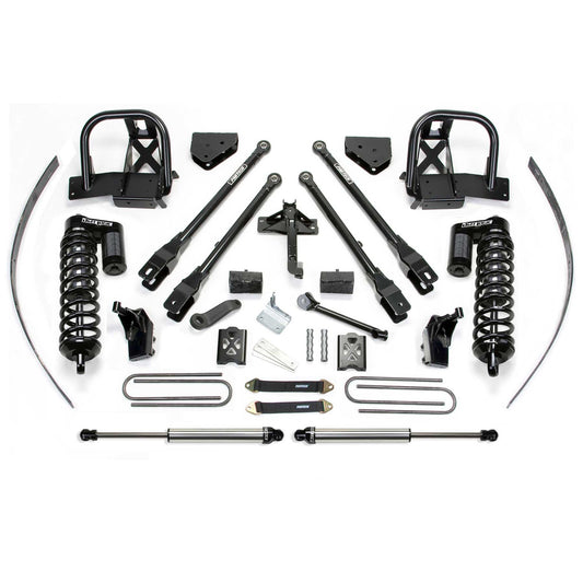 Fabtech 8" 4LINK SYS W/DLSS 4.0 C/O & RR DLSS 08-10 FORD F250 4WD W/FACTORY OVERLOAD K20361DL