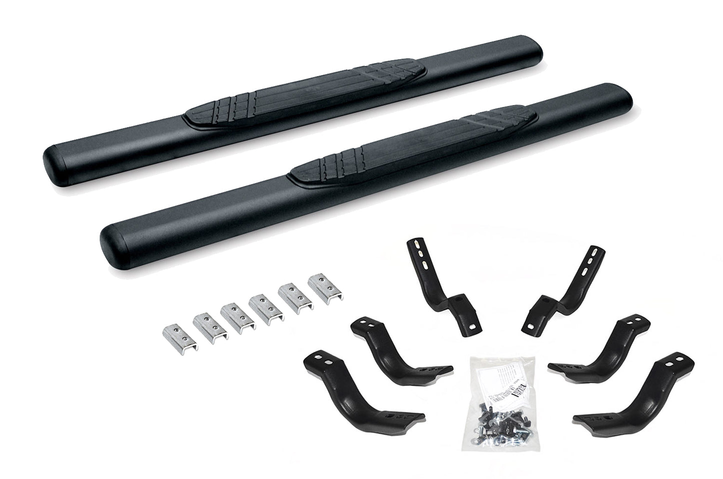 Go Rhino 684412952T 4" OE Xtreme SideSteps With Mounting Bracket Kit Textured Black