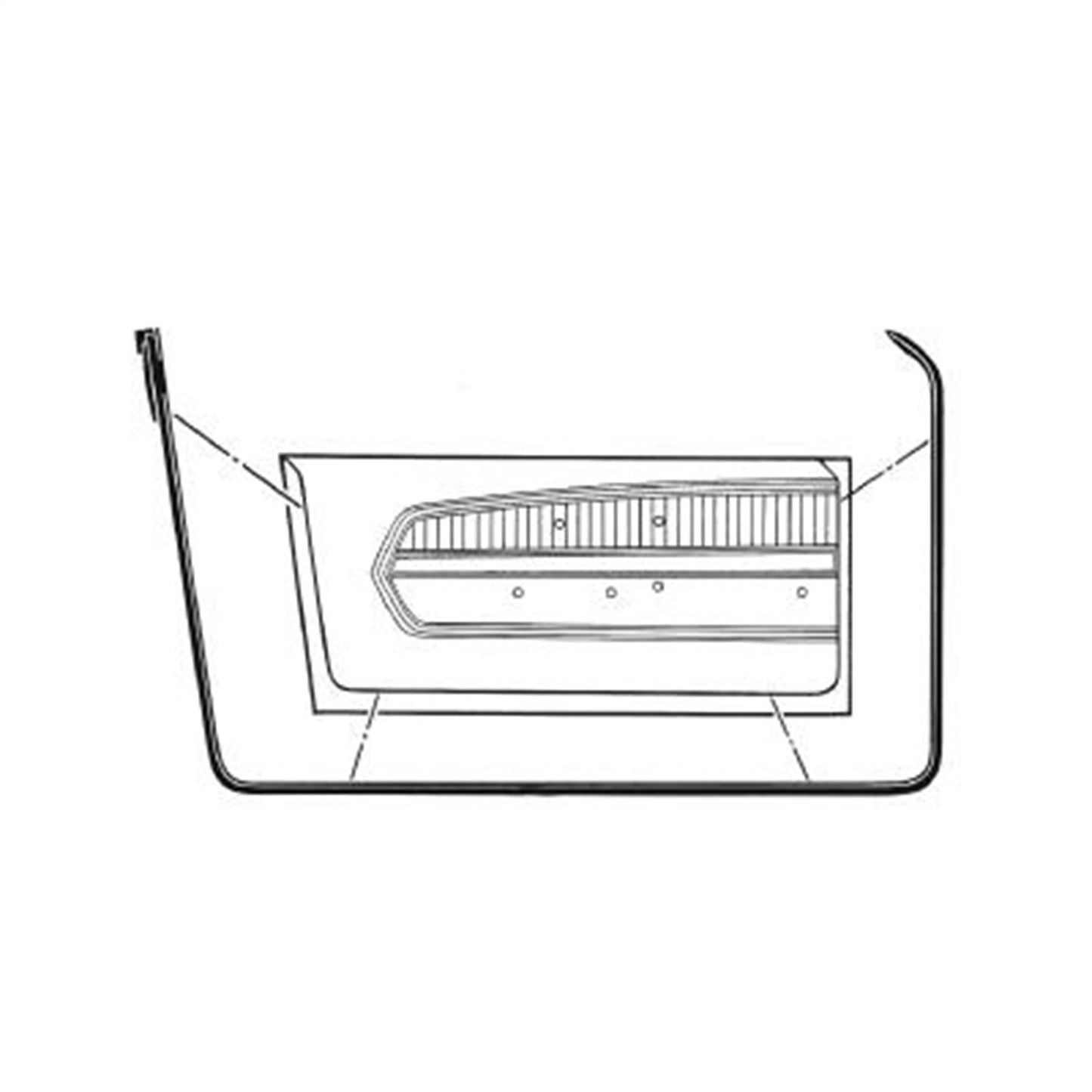 Scott Drake Door Seal C7ZZ-6520530-1A