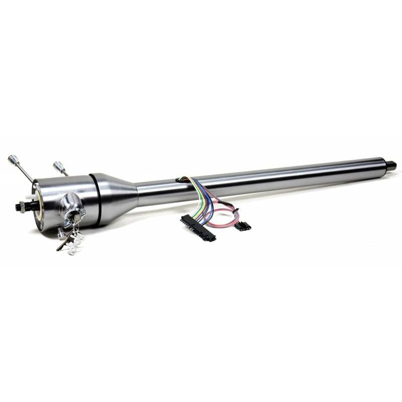 IDIDIT Universal 32" Tilt Floor Shift w/Ignition; Paintable Steel 1520320010