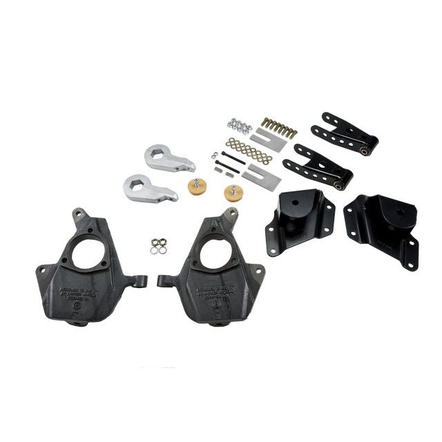 BELLTECH 656 LOWERING KITS Front And Rear Complete Kit W/O Shocks 2005-2006 Chevrolet Silverado/Sierra (Std Cab w/ Factory Front Torsion bar) 3 in. or 4 in. F/4 in. R drop W/O Shocks