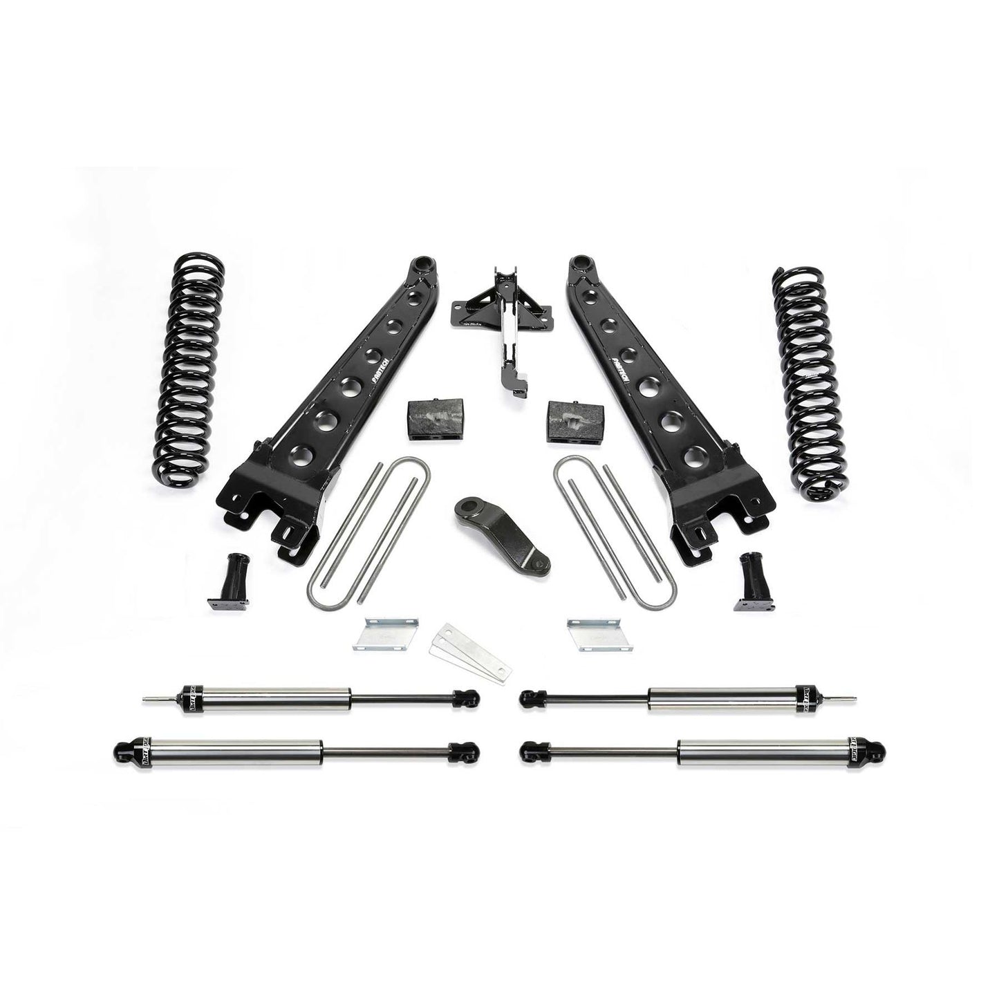 Fabtech 6" RAD ARM SYS W/COILS & DL SHKS 2017 FORD F450/F550 4WD DIESEL K2282DL