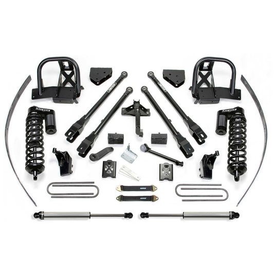 Fabtech 8" 4LINK SYS W/DLSS 4.0 C/O& RR DLSS 2011-16 FORD F250 4WD W/FACTORY OVERLOAD K2142DL