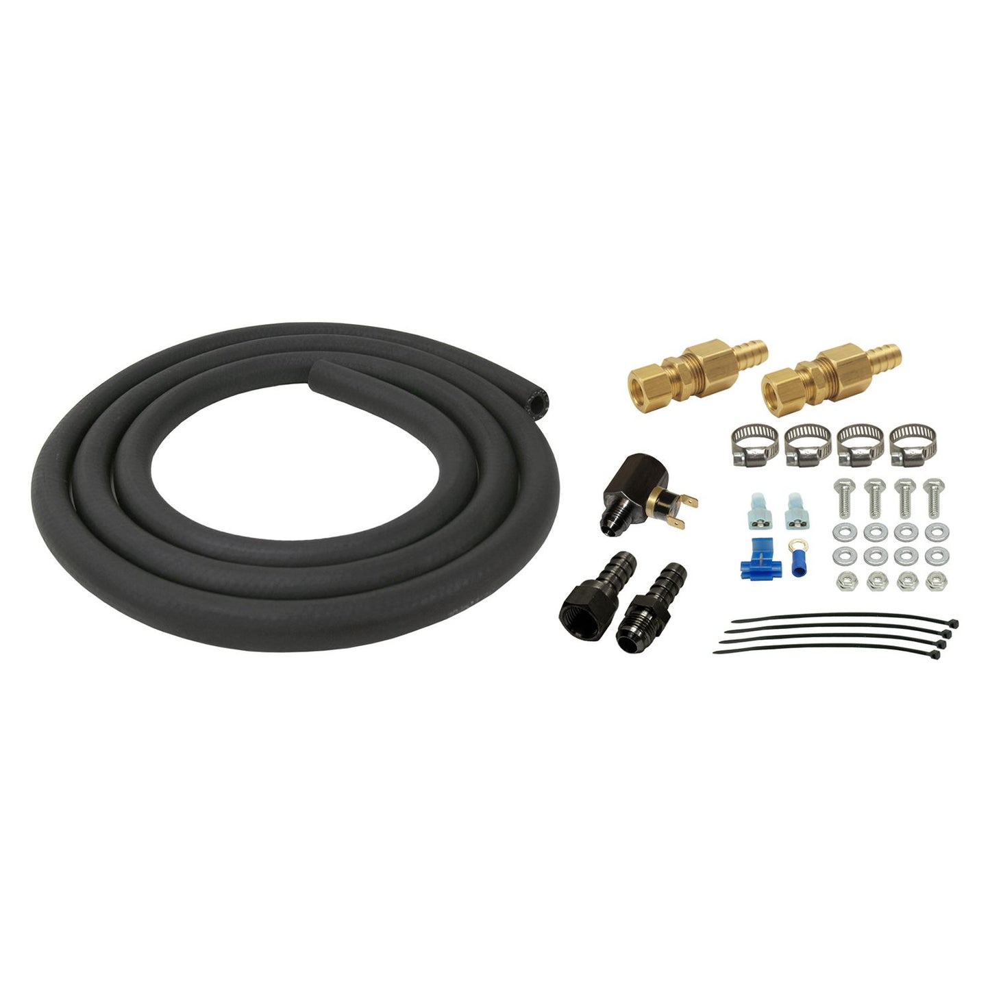 Derale Remote Transmission Cooler Mount Kit for 1/2" Lines 13023