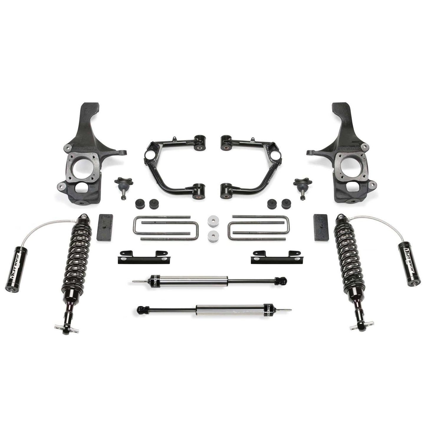 Fabtech 4" UCA KIT W/ BJS & DLSS 2.5C/O RESI & RR DLSS 2016-21 TOYOTA TUNDRA 2WD/4WD K7051DL