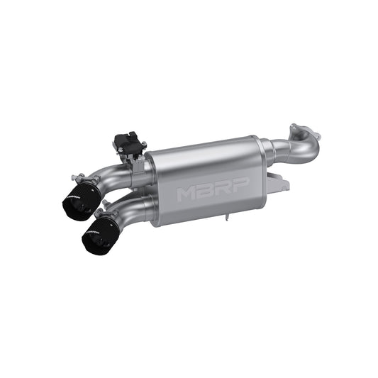 MBRP Exhaust Polaris Active Dual Outlet Slip-on Muffler. AT-9524AS