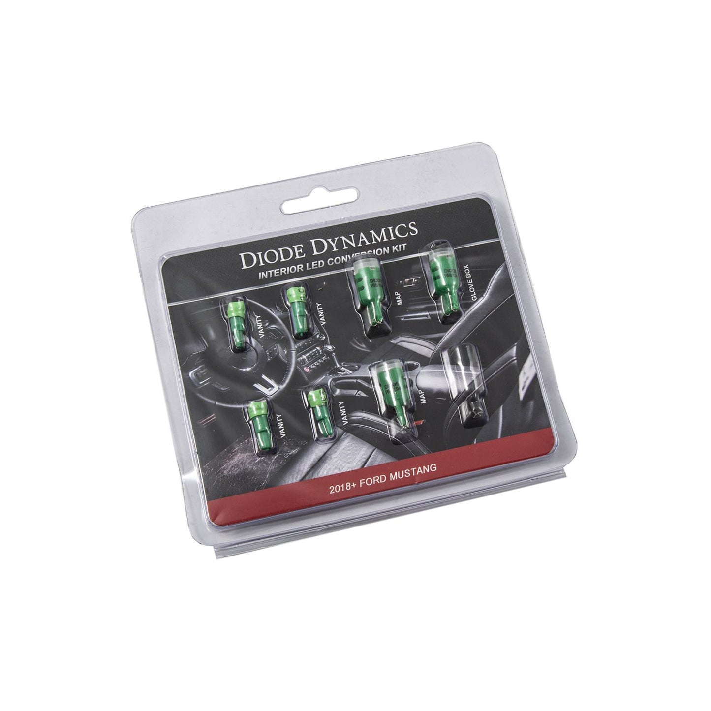 Diode Dynamics - DD0361 - 2018 Mustang Interior Kit - Stage 1 (Green)