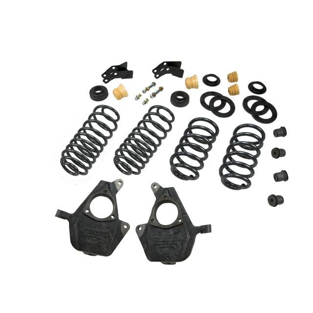 BELLTECH 733 LOWERING KITS Front And Rear Complete Kit W/O Shocks 2007-2014 Chevrolet Tahoe/Suburban/Avalanche/Yukon (2WD/4WD) 3 in. or 4 in. F/3 in. or 4 in. R drop W/O Shocks