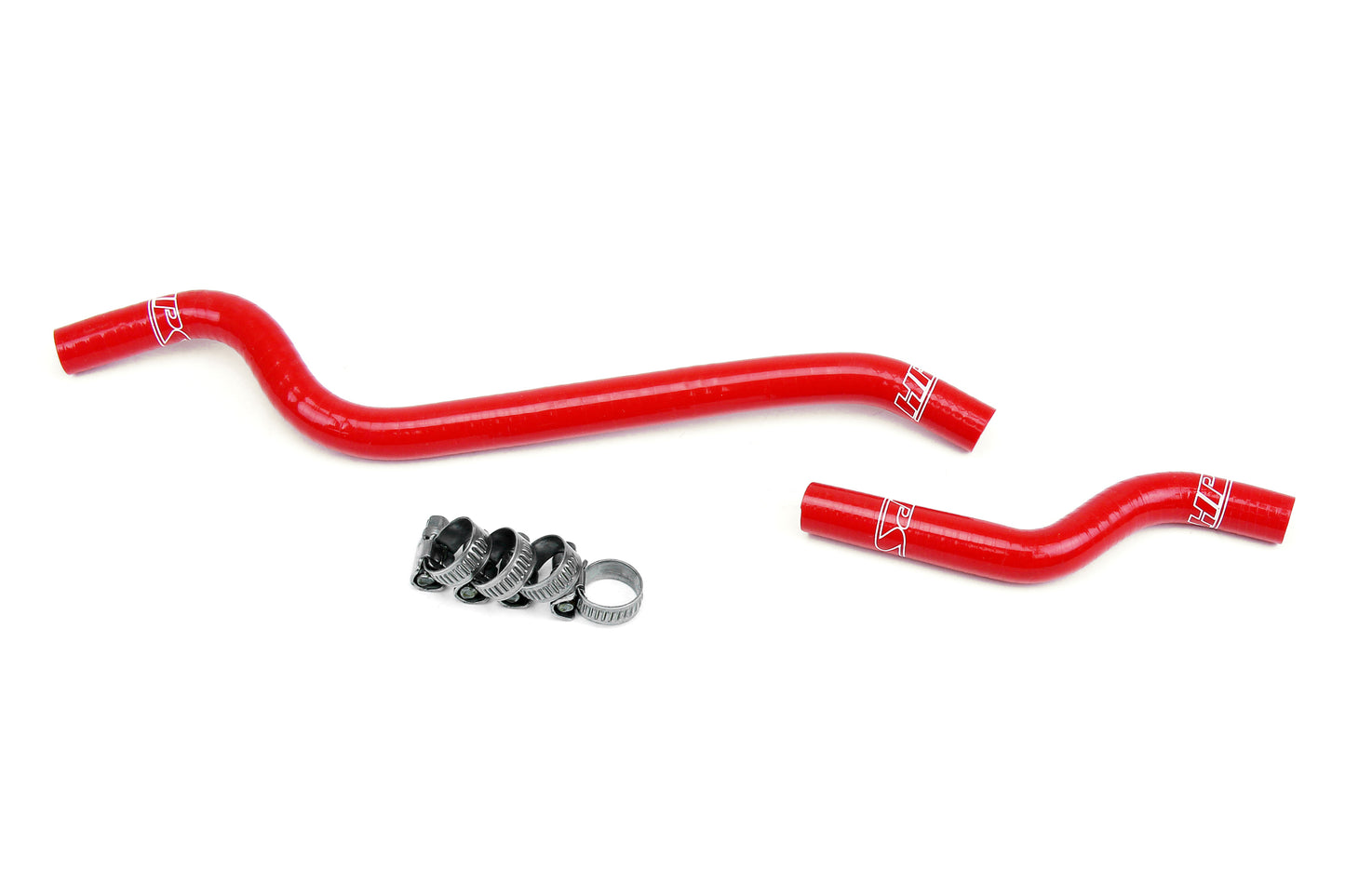HPS Performance 3-ply Reinforced Silicone Replaces Rubber Throttle Body Coolant Hoses 57-1873-RED