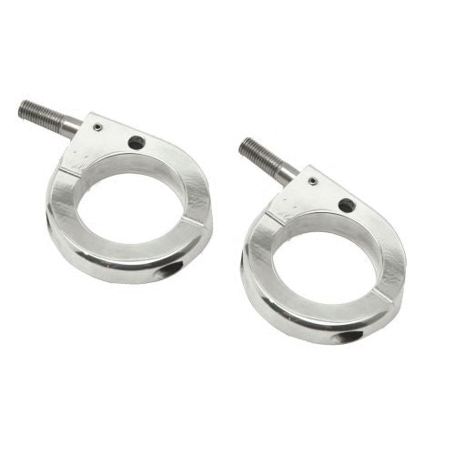 Lazer Star Lights 70MM CHROME FORK TUBE BRACKET FOR RIGID MOUNT LSM048-31270