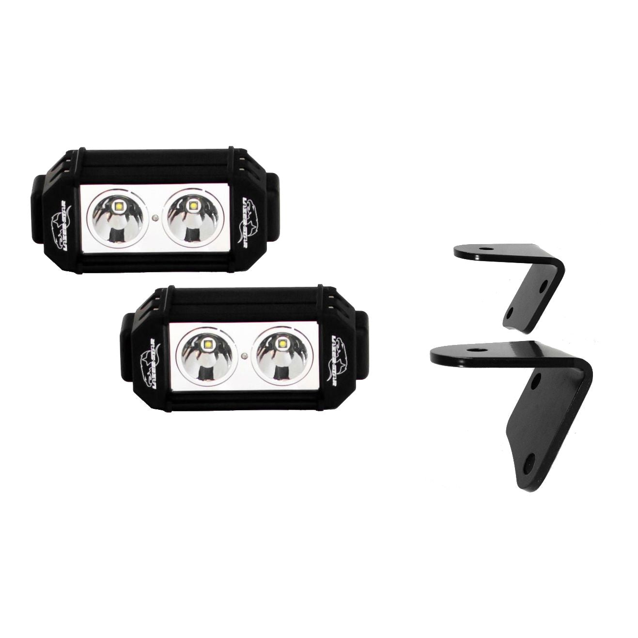 Lazer Star Lights A-Pillar Windsheild Kit / Enterprise 10 Watt 6" Spot Bars (2) 5591002