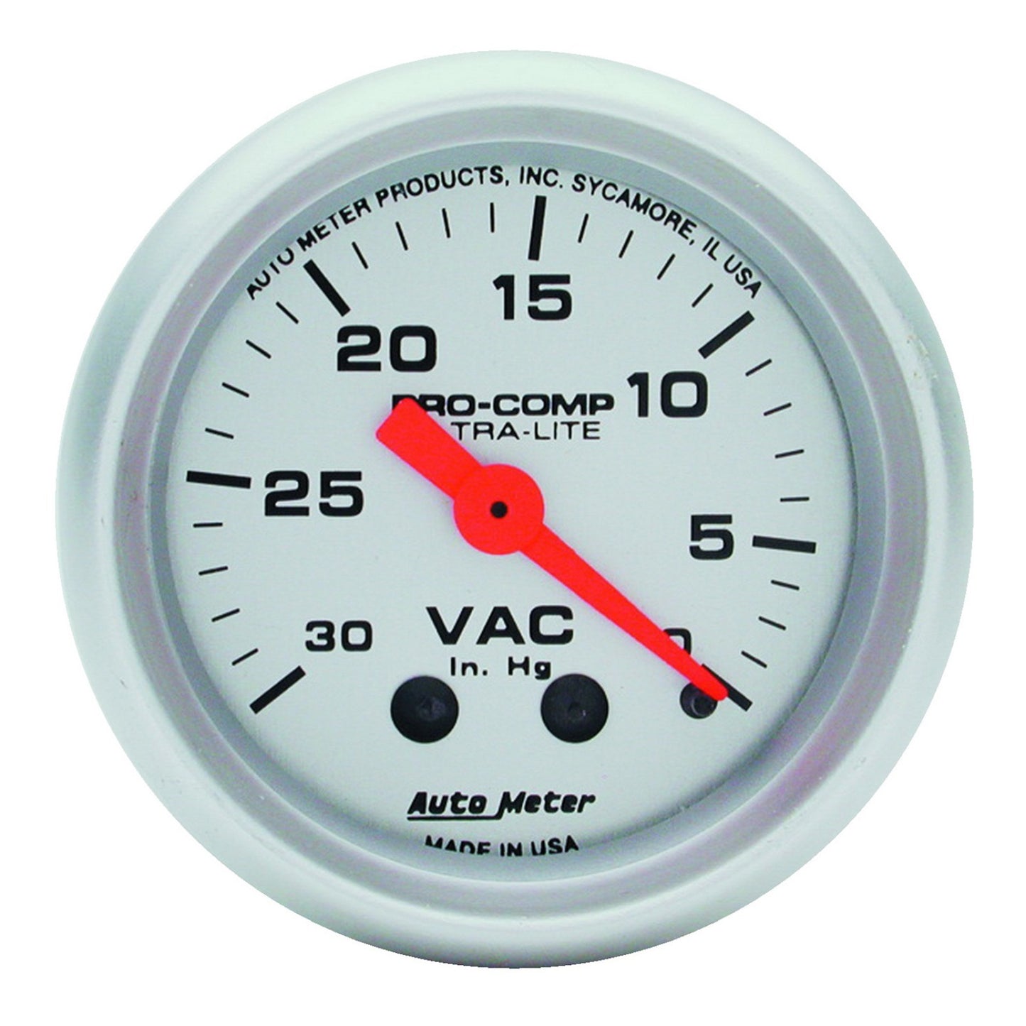 AutoMeter 2-1/16 in. BOOST 0-35 PSI SPEK-PRO WHITE/BLACK P30312