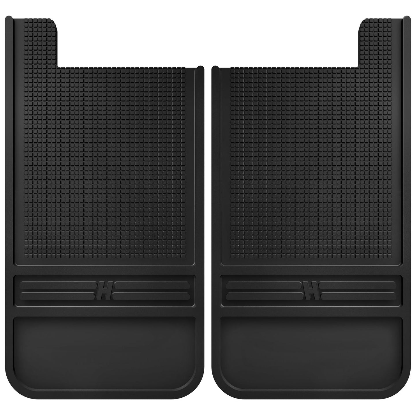 Husky Liners Rubber Rear Mud Flaps - 12IN w/o Weight 55100